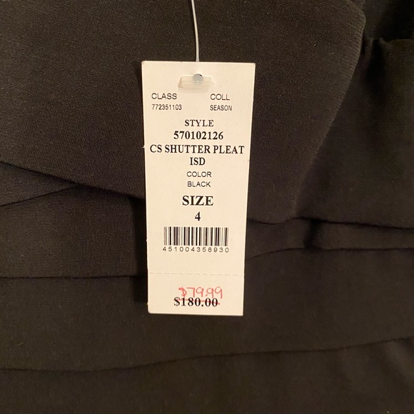 WHBM BLACK ULTRA SLIMMING DRESS - Picture 7 of 11